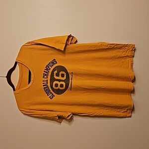 Old navy Vintage Graphic Tee t-shirt Sloshball Champions XL yellow
